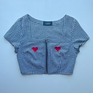 CIDER corset crop top